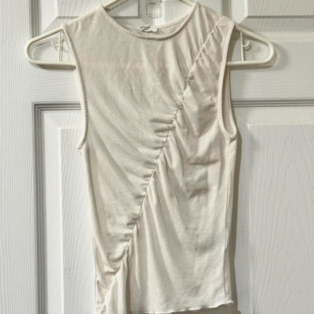 Cream Tank Top